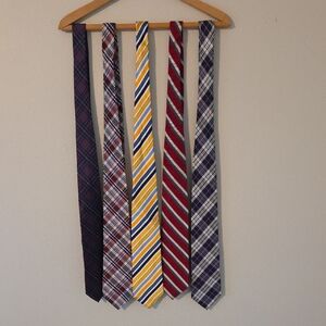 Brooks Brothers Men's Tie Collection - Red, Yellow, Blue